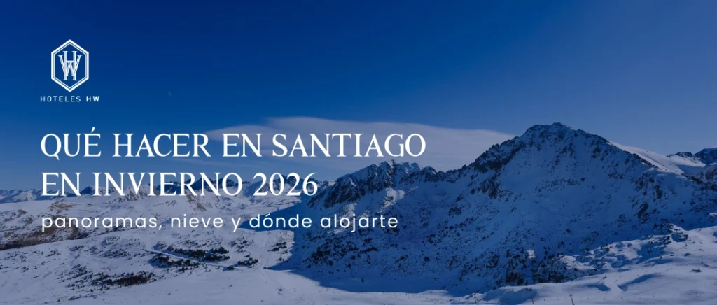 ordillera de los Andes nevada vista desde Santiago en invierno 2026, Hoteles HW